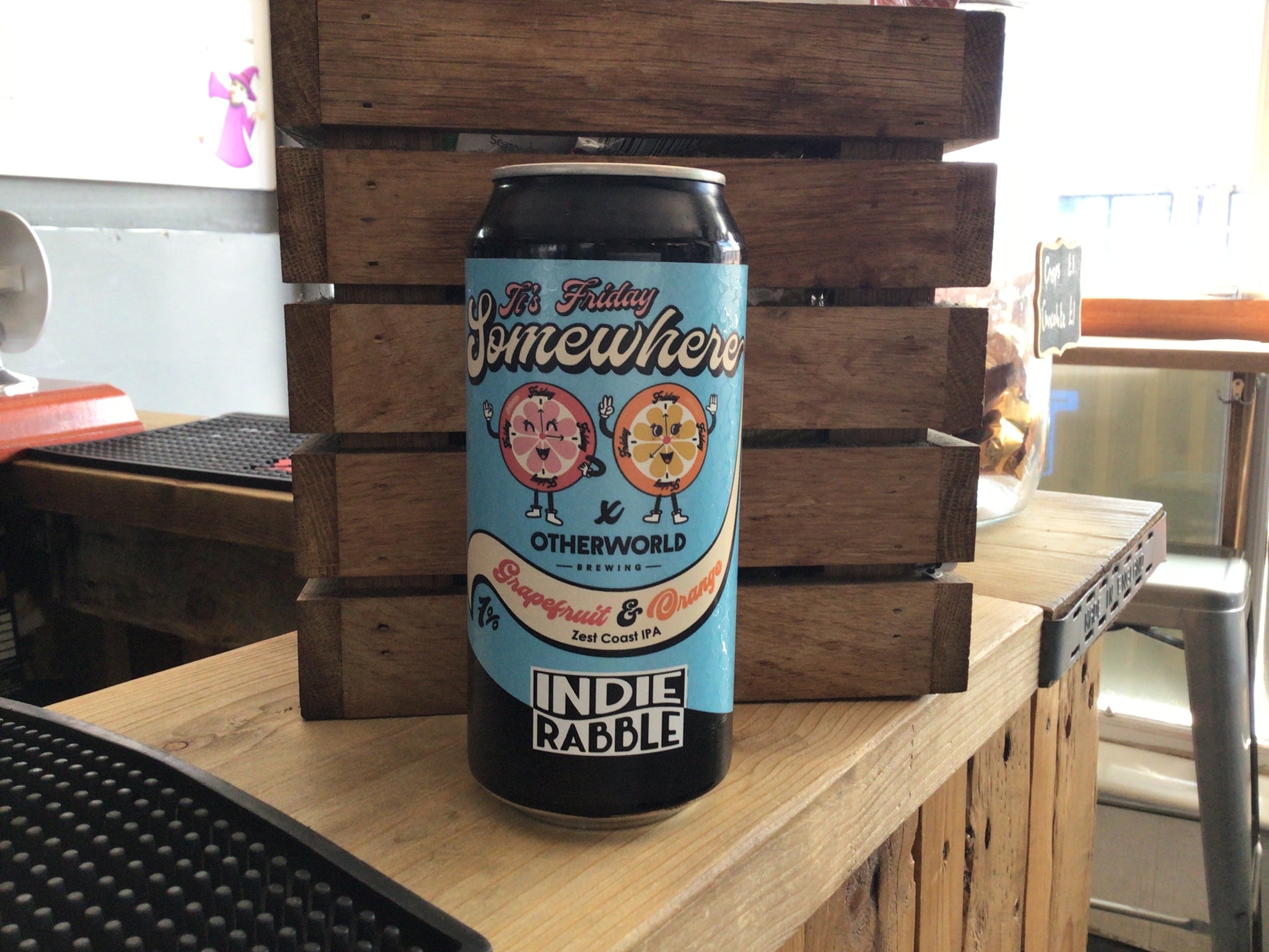 Indie Rabble x Otherworld | It's Friday Somewhere | 7.0% | 440ml Can 